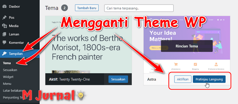 Featured image for Mengganti Tema WordPress? Ikuti Langkah Ini Agar Situs Tetap Rapi