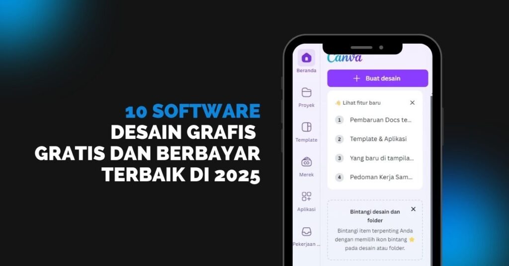 10 Software Desain Grafis Gratis dan Berbayar Terbaik di 2025